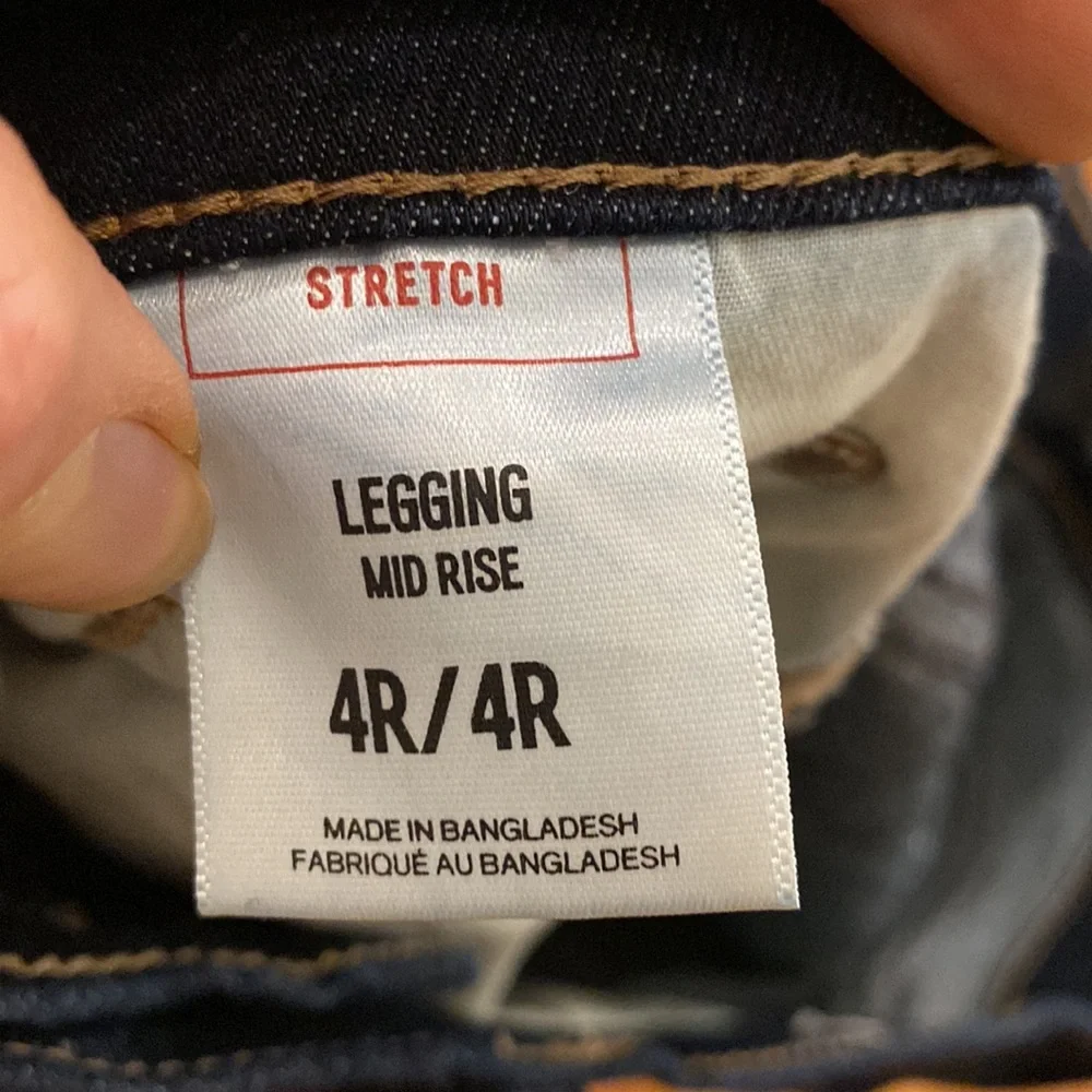 Express Mid Rise Stretch Legging Style Skinny Jeans